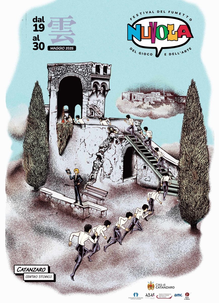 Nuvola 2025 la Bellezza dei Segni Il centro storico si trasforma in un’opera viva: fumetto, gioco e arte tra memoria e immaginazione . Nella seconda edizione Nuvola si diffonde tra la bellezza dei segni naturalistici, storici e culturali del centro di Catanzaro – in un intreccio con l’arte del fume…