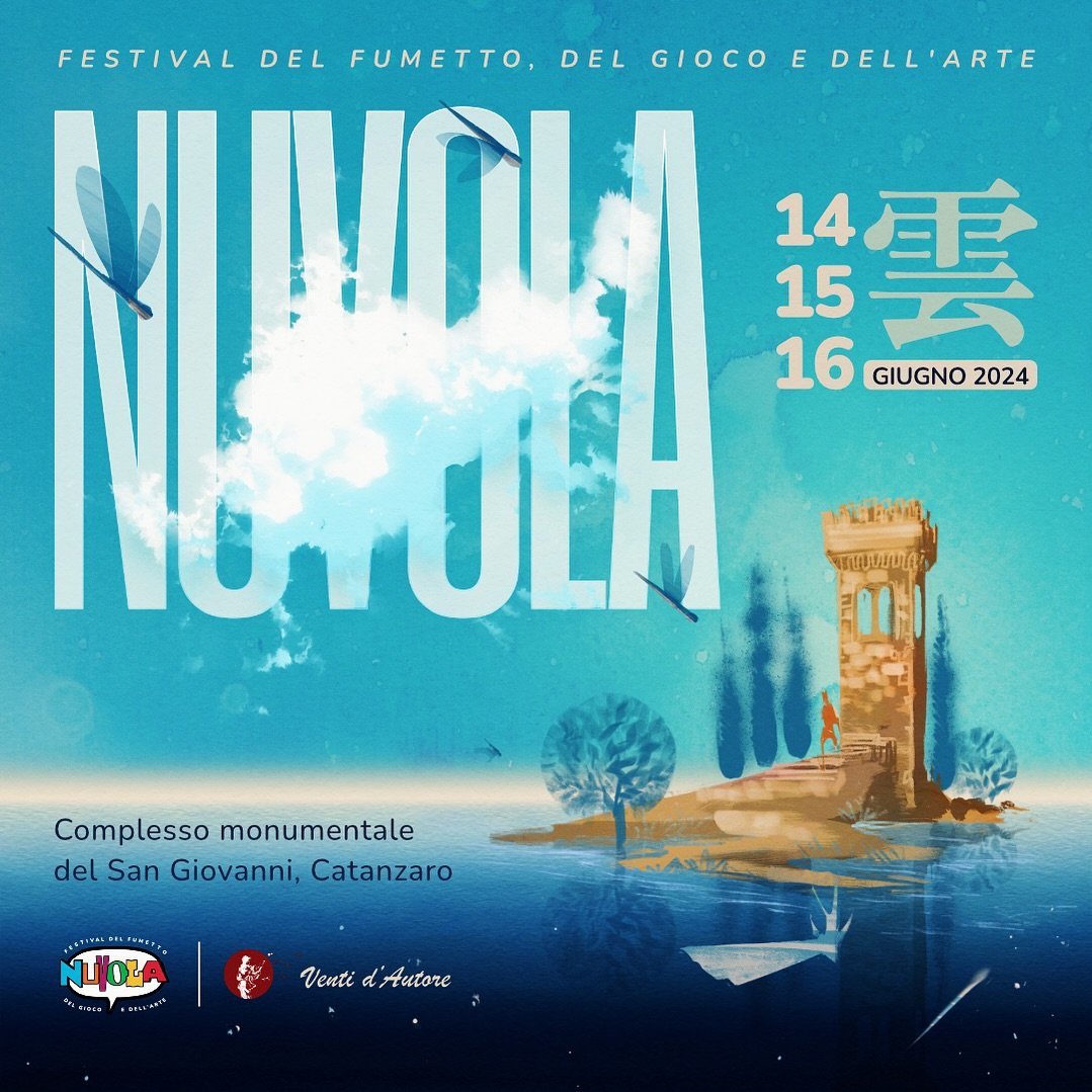 A Catanzaro nasce Nuvola, il primo Festival del fumetto, del gioco e dell’arte del capoluogo di regione. “Nuvola” è un progetto del Comune di Catanzaro, organizzato dalla Fondazione Politeama, con la direzione artistica di Venti d’Autore. Il progetto è stato realizzato con la collaborazione dell’Ac…