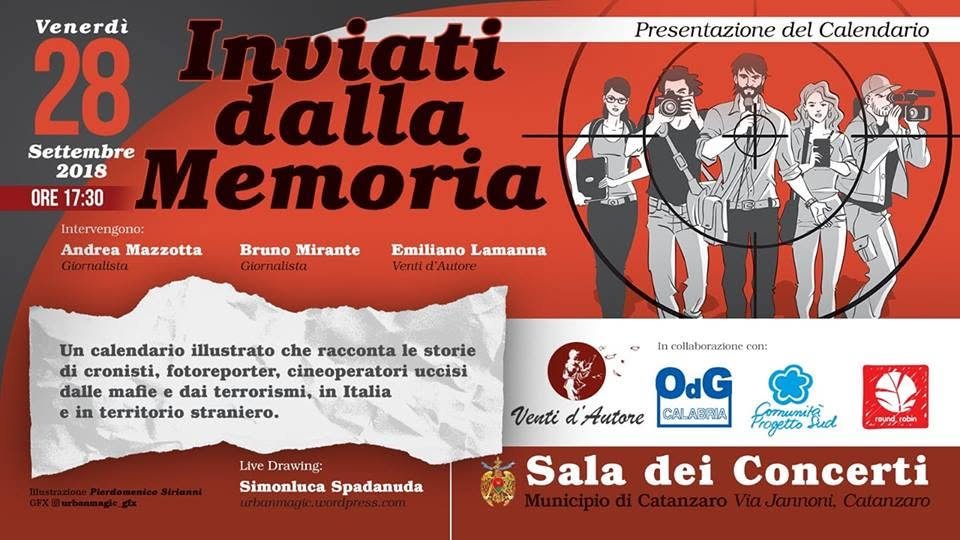 Locandina: Inviati dalla Memoria a Catanzaro